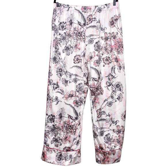 Victoria's Secret Satin PJ Pant Floral Pink Large NWT - Picture 6 of 6